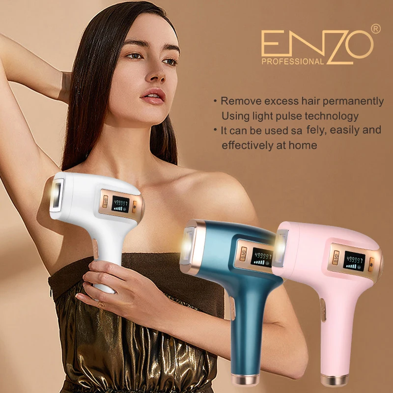 اينزو جهاز ليزر بارد لون وردي | Enzo Ice Laser Hair Removal - الصورة 2
