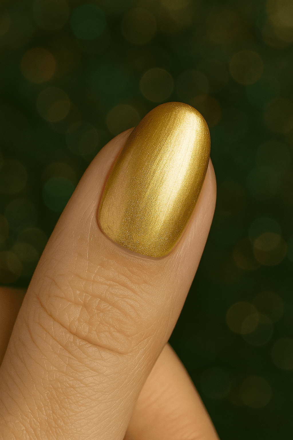 صبغ أظافر ميتالك ذهبي Metallic Gold Nail Polish - الصورة 2