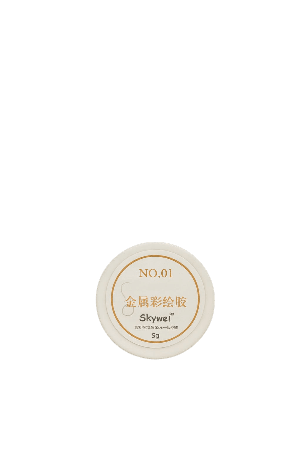 صبغ أظافر ميتالك ذهبي Metallic Gold Nail Polish